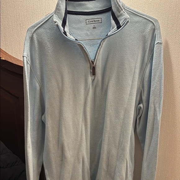 Club Room Other - Club Room Men's Blue Zip Up Sweater